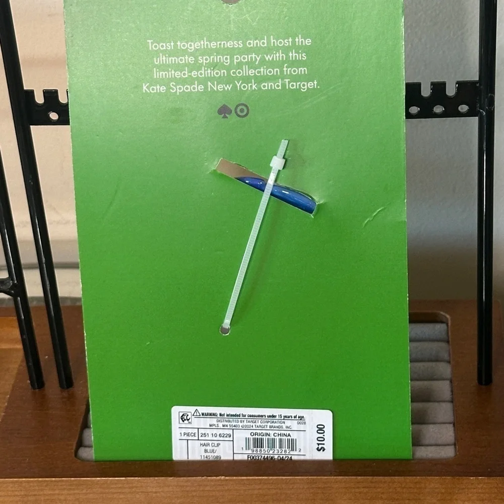 NIP - Kate Spade New York x Target Strawberry Hair Claw Clip.
